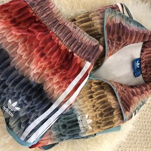 Adidas Multi-color Jacket & Matching Shorts Set